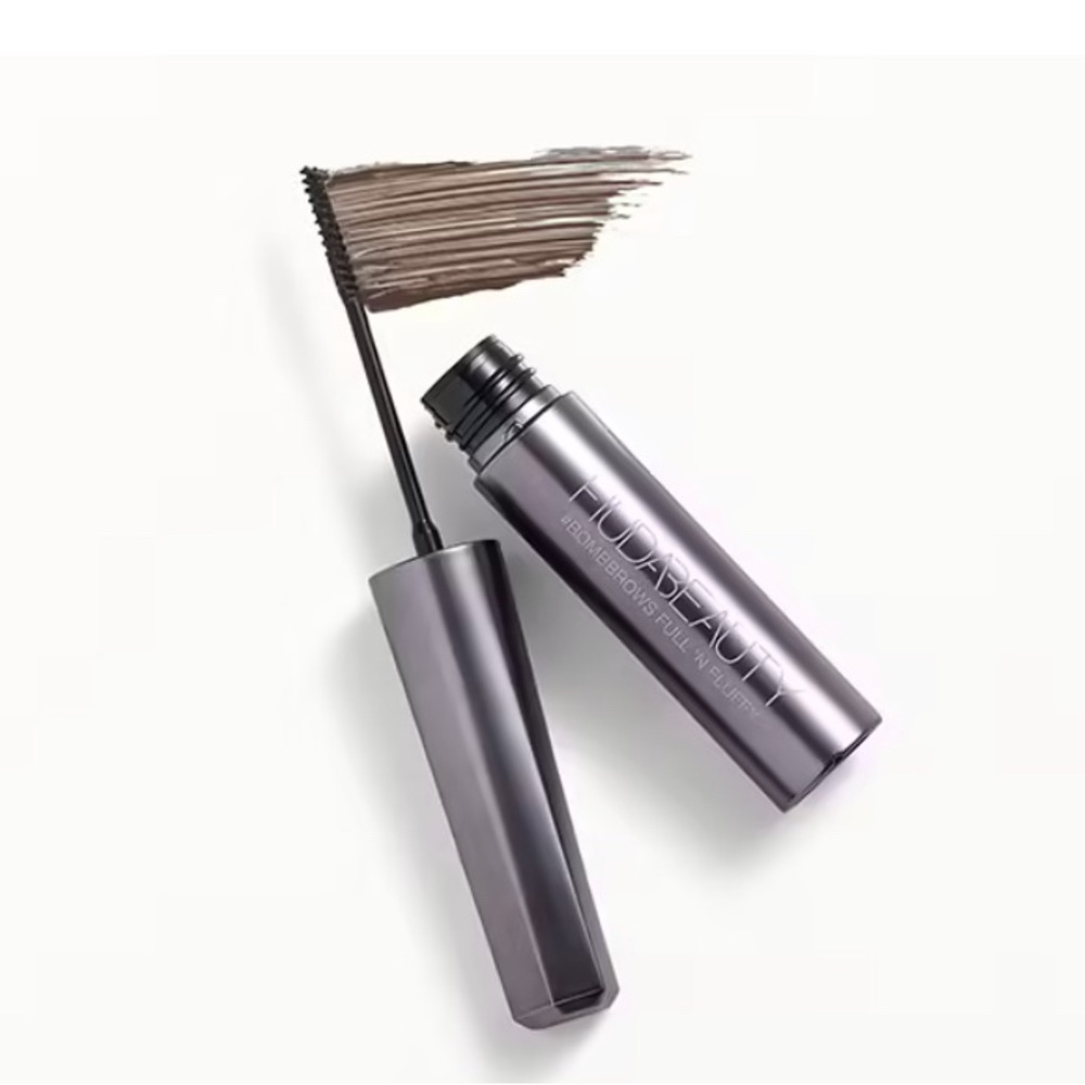 Huda Beauty #bombbrows Full ‘n Fluffy Fiber Gel in 5 “Medium Brown”